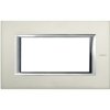 AXOLUTE Ramka 1 pojedyncza prostokątna 4 moduły szczotkowane aluminium HA4804XC LEGRAND