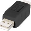 Renkforce USB 2.0 adapter [1x złącze męskie USB-A 2.0 - 1x złącze męskie USB-A 2.0] rf-usba-02 styki pozłacane