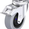 Blickle 945697 LER-POEV 100XKA-FI-SG Rolka obrotowa z blachy stalowej Średnica koła: 100 mm Maksymalne obciążenie: 150 k
