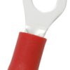 Zacisk oczkowy rozmiar przewodu 1.5mm² Ø 4.3mm izolowany średnica wew 4.3mm Czerwony RS PRO