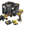 Zestaw narzędzi DeWALT Zestaw wiertła bezszczotkowego Szlifierka kątowa bezszczotkowa, wiertarka bezszczotkowa VDE Nie