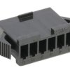 Osłona złącza 6-pinowe Męski 1-rzędowe raster: 2.5 mm JST Montaż zatrzaskowy SMP Prosty