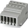 COMBI jack, push-in connection, 0.14-4.0 mm², 5 pole, 24 A, 6 kV, gray, 3000659