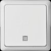 242134 Pushbutton illuminated, 250 V, 10 A, 1S, pure white, complete