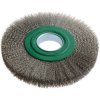 Lessmann 365.362 Wheel Brush D200mm x W24-27 x 50 Bore Stainless Steel Wire 0.30
