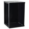 Szafa wisząca RACK 19 cali 18U 450mm czarna NEKU TS BOX
