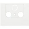 Berker K.1 Element centralny do gniazda antenowego 2- i 3-wyjściowego śnieżnobiały 12017019