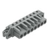 WAGO Listwa stykowa PCB 232 8 -pinowe 1-rzędowe raster: 5 mm Do montażu na płytce drukowanej Kątowy Lutowie Kątowy