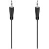 Hama 00205116 Audio Cable Jack to Jack 3.5 mm Black 5 m