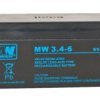 MW 3,4-6 akumulator żelowy AGM 6V / 3,4Ah