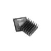 Heatsink - 27.94mm SQ, 6.35mm Omnidirectional fin, Thermal Tape, Adhesive