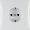S.1 Gniazdo SCHUKO komplet biały połysk 47428989