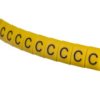 Oznacznik Przewodów Oz-2/C Żółty E04zp-01020401400 /100Szt./