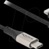 80025 Sync & charging cable, USB-C -> Lightning, 180°, 60 W, 1 m