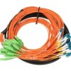 multipatchcord SM 24F 8M, rozszycie 1m Extralink SC/APC-LC/PC