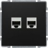 KOS 66 Gniazdo komputerowe podwójne 2xRJ45 bez ramki kat. 6 ekranowane 660968