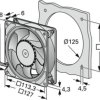 DC diagonal fan, 24 V, 127 mm, 270 m³/h, DV 5214/2 N