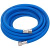 Draper 31733 High Visibility Hybrid Air Hose, 5m x 8mm, 1/4" BSP, Blue