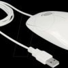12537 Wired Mouse, USB, white
