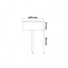 Wkład LED INSERT 7W 3CCT 560lm 100-265V ZELDA HOROZ
