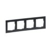 SUNO Ramka czterokrotna ciemnoszara 721554