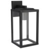 Ogrodowa Oprawa Elewacyjna Kinkiet Gaja T Black E27 Czarny Ip44 Edo777369