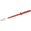 Stäubli 240235-22 SPP4-S safety test probe CAT III red, rigid tip, grip collar