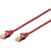 Digitus DK-1644-030/R Network cable CAT6 S/FTP Red Hal-free 3m Flame-retardant