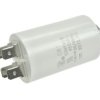 Kondensator; silnikowy (rozruchowy); MKSP; 0,5uF; 450V AC; fi 30x49mm; konektory 6,3mm; śruba z nakrętką; S-cap; RoHS