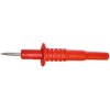 Próbnik, typ końcówki: Stały, rozmiar: 2mm, 1kV, 20A, Czerwony, Stal nierdzewna