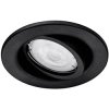 Philips 8720169266858 Fresco LED Recessed Spotlight GU10 4.6W Black