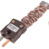 Termopara z odsłoniętym złączem T średnica 1/0.2mm długość 2m -75°C do +250°C Wtyk miniaturowy RS PRO