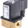 Zawór elektromagnetyczny 24 V AC Burkert 2-drogowy G żeńskie 1/4 cala 1/4cal NC