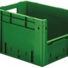 LA-KA-PE VTK 400/270-4 Pojemnik do sztaplowania nadaje się na żywność (D x S x W) 400 x 300 x 270 mm zielony 4 szt.