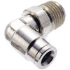 Norgren 101470428 Pneufit 90° Swivel Elbow Adaptor 4mm Hose O/D to R1/4 BSP