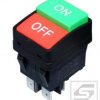 Przełącznik klawiszowy KR2-12-G/R; 4-pin;16A/250VAC;ON-OFF;dwusekcyjny