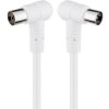 Kabel Antenowy Kątowy (80 Db), Podwójne Ekranowanie - Długość Kabla 2.5 M