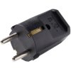 Martin Kaiser 519oT/sw Safety Plug Black Re-connectable Polyamide IP20 250V