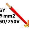 Przewód LGY 95 mm2 czerwony (450/750V) jednożyłowy linka H07V-K (bębnowy) IG2010.05 BITNER