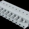 2231-210/026-000 Female multi-point connector with operating push buttons, 10-pin