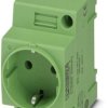 Gniazdo do szafy rozdzielczej Phoenix Contact EO-CF/PT/GN 1 szt.