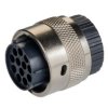 Złącze wielostykowe przemysłowe 12-pinowe Montaż na kablu Wtyczka ITT Cannon