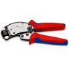Crimping pliers for wire end ferrules, with a swivelling crimping head, 0.14-10 mm², AWG 26-8, Knipex 97 53 19