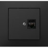 Vestra Gniazdo Komputerowe Pojedyncze Rj45 Bez Ramki Podtynkowe Ip20 Czarny...