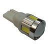 Żarówka LED W5W T10 10mm zimny biały 12V soczewka 6smd 5730