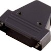 encitech 6550-0101-04 Obudowa złącza D-SUB TRI-P-37-K, tworzywo sztuczne, 180 °, 45 °, 45 °, 1 szt.