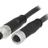 Złącze M8 męsko-żeńskie proste 5m 4pin 21348081489050