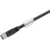 Sensor actuator cable, M8, poles 3, socket, female, straight to open end, 3.5m