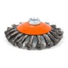 Szczotka tarczowa z gwintem do szliferek kątowych,115 mm (54-165)