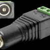 65421 DC 2.1 x 5.5 mm socket > 2-pin terminal block